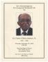 Pamphlet: [Funeral Program for Charles Andrews, Sr., September 23, 2004]