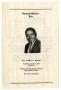 Pamphlet: [Funeral Program for James D. Beard, April 28, 1979]