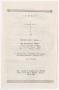 Thumbnail image of item number 1 in: '[Funeral Program for Leon F. Bowles, November 14, 1975]'.