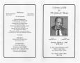 Thumbnail image of item number 3 in: '[Funeral Program for John L. Brown, October 11, 2003]'.
