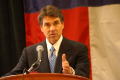 Photograph: [Rick Perry makes a point]