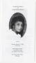 Thumbnail image of item number 1 in: '[Funeral Program for Linda Penson Brown, January 17, 2002]'.