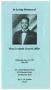 Thumbnail image of item number 1 in: '[Funeral Program for Troy Ussery Callier, June 23, 1993]'.