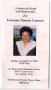 Pamphlet: [Funeral Program for Constance Norman Cameron, November 19, 2001]