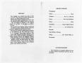 Thumbnail image of item number 2 in: '[Funeral Program for Freddie Lee Cockrell, January 25, 1986]'.