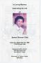 Thumbnail image of item number 1 in: '[Funeral Program for James Vincent Cole, September 26, 1998]'.