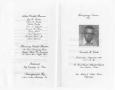 Thumbnail image of item number 3 in: '[Funeral Program for Donald K. Cook, August 24, 1988]'.
