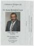 Thumbnail image of item number 1 in: '[Funeral Program for Jerome Rutherford Cooper, May 23, 1997]'.
