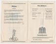 Thumbnail image of item number 2 in: '[Funeral Program for Florence Goins Copney, October 20, 1978]'.