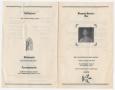 Thumbnail image of item number 3 in: '[Funeral Program for Florence Goins Copney, October 20, 1978]'.