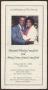 Thumbnail image of item number 1 in: '[Funeral Program for Howard Wesley Crawford and Betty Orine Green Crawford, March 1,  2002]'.