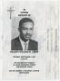 Primary view of [Funeral Program for William M. Crum, September 2, 2003]