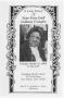 Pamphlet: [Funeral Program for Mary Estell Galloway Crumplin, October 22, 2002]