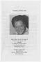 Pamphlet: [Funeral Program for Jewel K. Crutchfield, October 15, 1998]