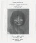 Pamphlet: [Funeral Program for Angela Michelle Watkins Cullum, March 15, 1985]