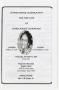 Pamphlet: [Funeral Program for Ruby Marie Cummings, November 23, 2005]
