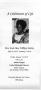 Pamphlet: [Funeral Program for Eula Mae Wilkins Dailey, January 15, 2010]