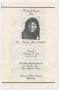 Pamphlet: [Funeral Program for Norma Jean Daniels, February 12, 1985]