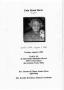Pamphlet: [Funeral Program for Eula Maud Davis, August 6, 2002]