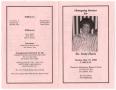 Thumbnail image of item number 3 in: '[Funeral Program for Irene Davis, May 23, 2000]'.