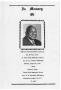 Thumbnail image of item number 1 in: '[Funeral Program for Odie Earnest Davis, Jr., August 11, 1975]'.