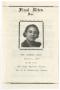 Pamphlet: [Funeral Program for Roberta Deary, March 1, 1975]