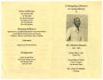 Thumbnail image of item number 3 in: '[Funeral Program for Herbert Doisedo, May 7, 1993]'.