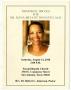 Primary view of [Funeral Program for Dana Bryant Donatto, August 14, 2010]