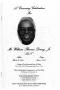 Pamphlet: [Funeral Program for William Thomas Dorsey, Jr., May 11, 2004]