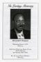 Primary view of [Funeral Program for Elsworth R. Drummer, March 3, 1999]