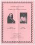 Pamphlet: [Funeral Program for Carrie Lee Nance Glosson, July 9, 2003]