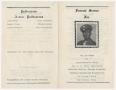 Thumbnail image of item number 3 in: '[Funeral Program for Leo Grant, January 16, 1974]'.