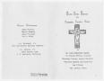 Thumbnail image of item number 3 in: '[Funeral Program for Clarence Clifton Green, August 11, 1966]'.