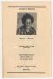 Pamphlet: [Funeral Program for Dycie A. Green, July 12, 1990]