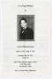 Pamphlet: [Funeral Program for Lewis Edward Green, May 28, 1991]