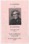 Pamphlet: [Funeral Program for Carrie Inman, April 15, 1994]