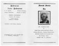 Thumbnail image of item number 3 in: '[Funeral Program for Josephine Inman, January 21, 1974]'.