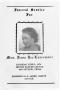 Pamphlet: [Funeral Program for Rosa Lee Larremore, June 6, 1974]