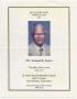 Pamphlet: [Funeral Program for Samuel B. Lewis, July 31, 2003]