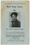 Pamphlet: [Funeral Program for Mable Booker Lowery, November 1, 1972]