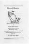 Primary view of [Funeral Program for Peggy Dell Mathis, October 28, 1971]