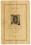 Pamphlet: [Funeral Program for Earl Young Ricardson, July 20, 1941]