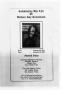 Pamphlet: [Funeral Program for Wallace Ray Richardson, January 18, 1992]