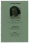 Pamphlet: [Funeral Program for Sylvia V. Robinson, October 10, 2002]