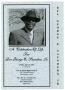Primary view of [Funeral Program for George E. Saunders, Jr., July 27, 2007]