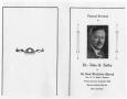 Thumbnail image of item number 3 in: '[Funeral Program for John G. Selby, September 5, 1952]'.