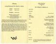 Thumbnail image of item number 2 in: '[Funeral Program for Wheeler J. Shelton, Sr., April 1, 1994]'.