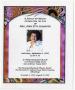 Pamphlet: [Funeral Program for John Etta Slughter, September 2, 2006]