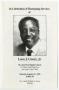 Pamphlet: [Funeral Program for Leon J. Ussery, Jr., January 21, 1995]