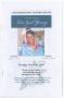 Pamphlet: [Funeral Program for Lori Gail Young, March 4, 2008]